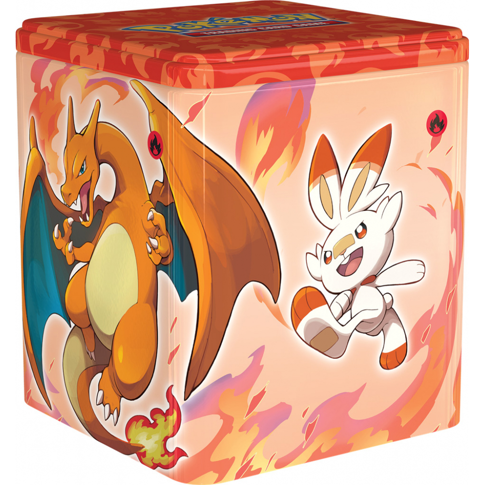 Display et Coffrets Pokémon : Tin Cube – Feu