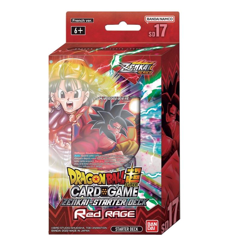 Deck de Démarrage Dragon Ball Super Card Game SD17 - Red Rage