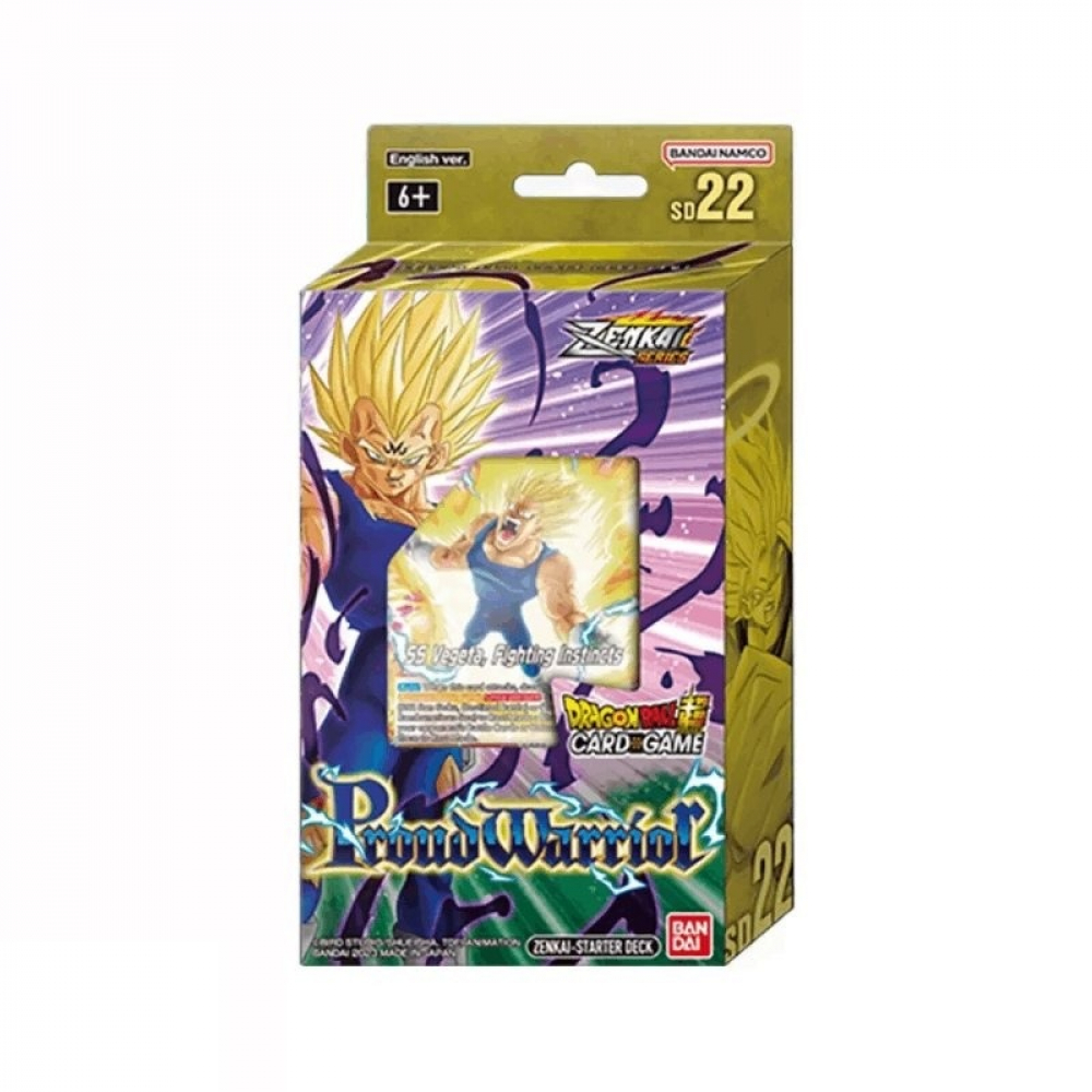 Deck de Démarrage Dragon Ball Super Card Game SD22 - Proud Warrior