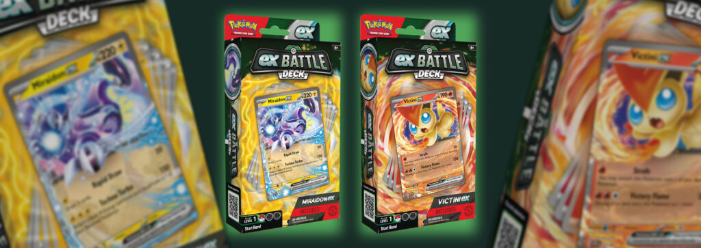 Pokémon Deck Combat _ Miraidon-ex ou Victini-ex