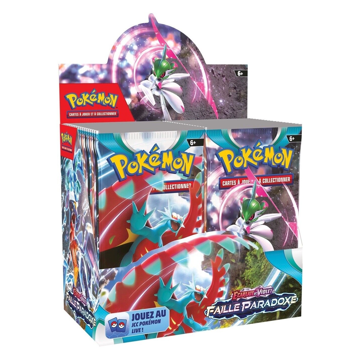 Pack 3 boosters EV04 Ecarlate et Violet Faille Paradoxe - Pokémon