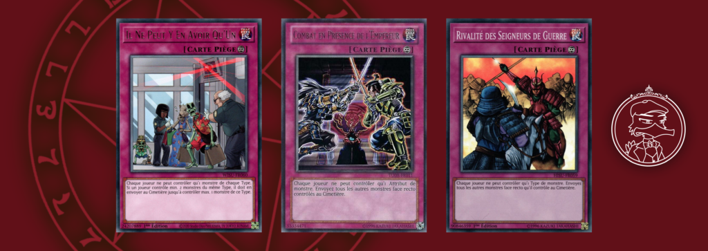 There can Be only one, Gozen Match et Rivalry limité à 1 exemplaire