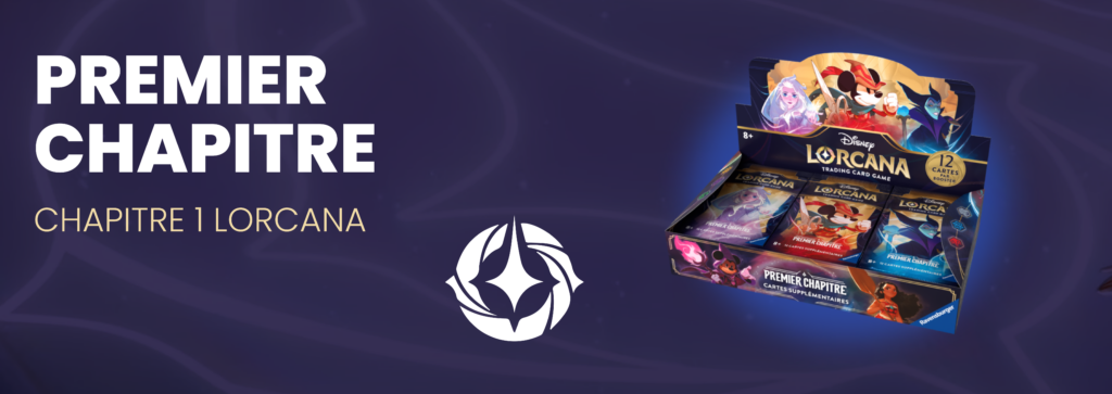 Lorcana Chapitre Premier
Sortie le 18 août 2023