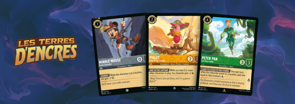 Nouvelles cartes depuis décembre 2023 Lorcana Chapitre 3