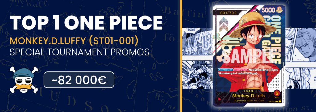 1. Monkey.D.Luffy (ST01-001) - 82 000 €