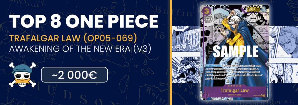 8. Trafalgar Law (OP05-069) - 2 000€
