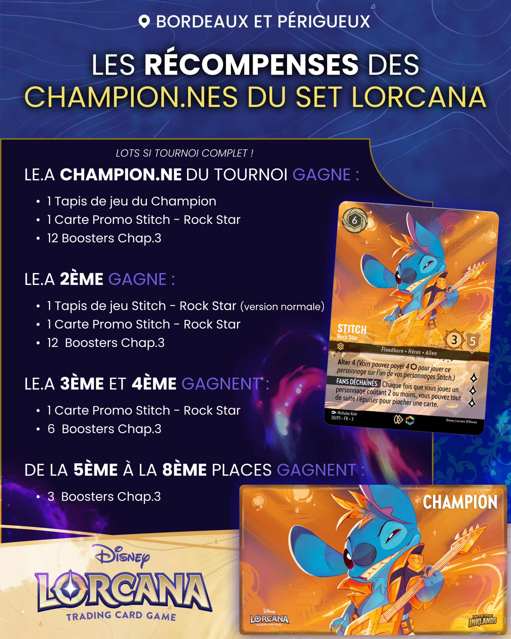 Inscription Championnat de Set Lorcana - Dimanche 28 Avril 10h30