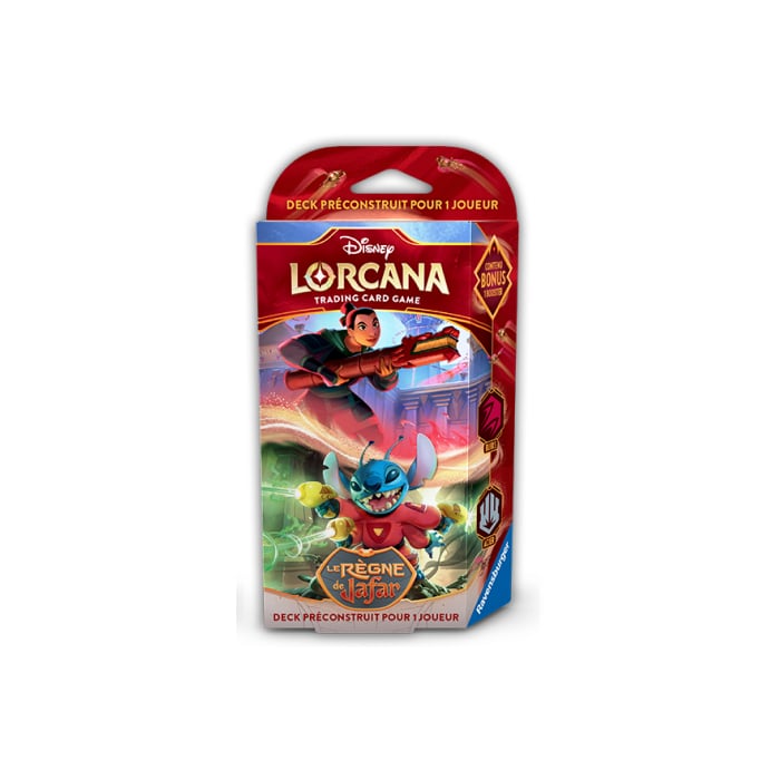 Disney Lorcana - Deck de démarrage Mulan & Stitch - Chapitre 8 - Le règne de Jafar en français