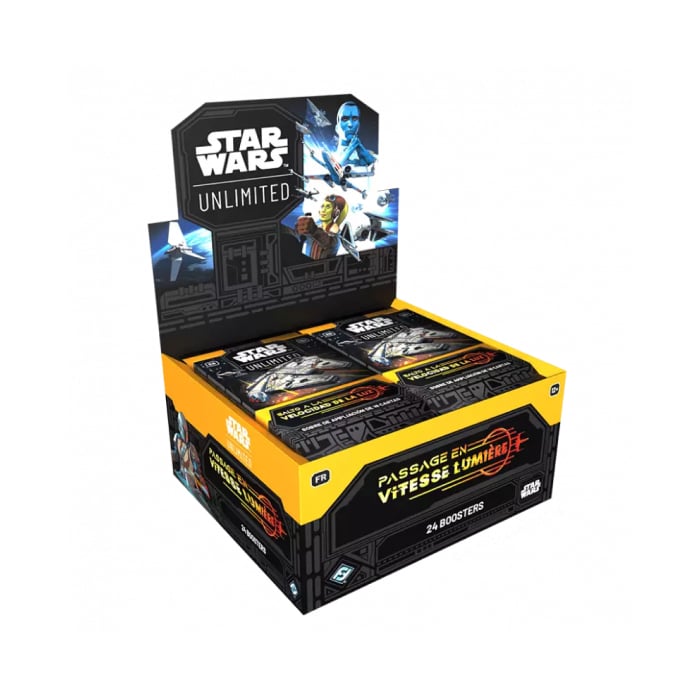 Star Wars - Display - Set 4 - Passage en vitesse lumière - Boite de boosters en français