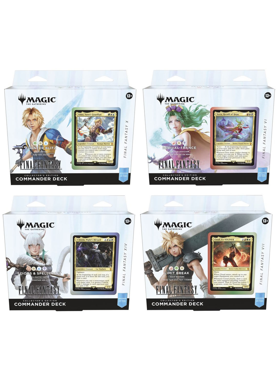 Magic - Pack - 4 Decks Commander Collector - Final Fantasy - EN