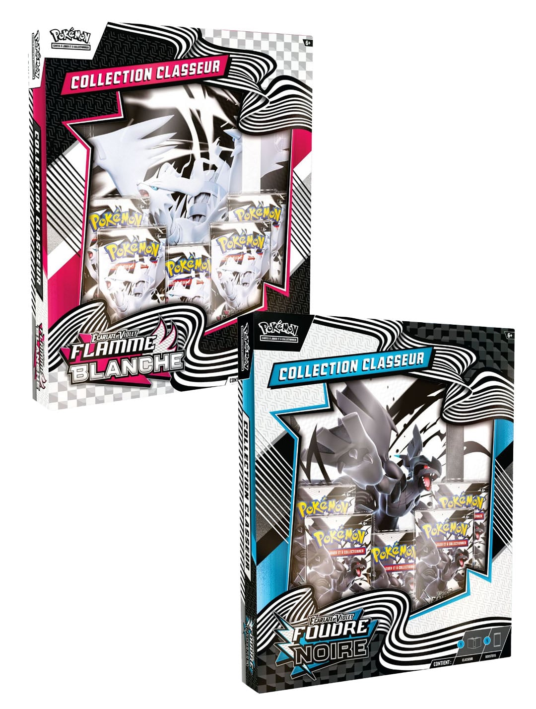 Pokémon - Pack - Duo de Coffrets Collection Classeur - Foudre Noire et Flamme Blanche - Zekrom/Reshiram - EV10.5 - en français