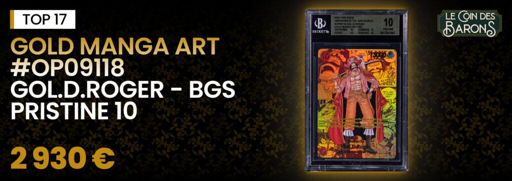 Emperors In The New World Gold Manga Art #OP09118 Gol.D.Roger - BGS Pristine 10 - 2 930 €