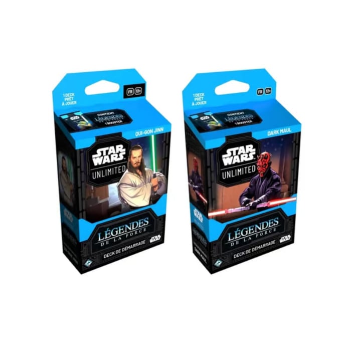 Star Wars Unlimited - Pack - Duo de Decks - Dark Maul + Qui-Gon Jinn - Légendes de la Force - Set 5 - en français
