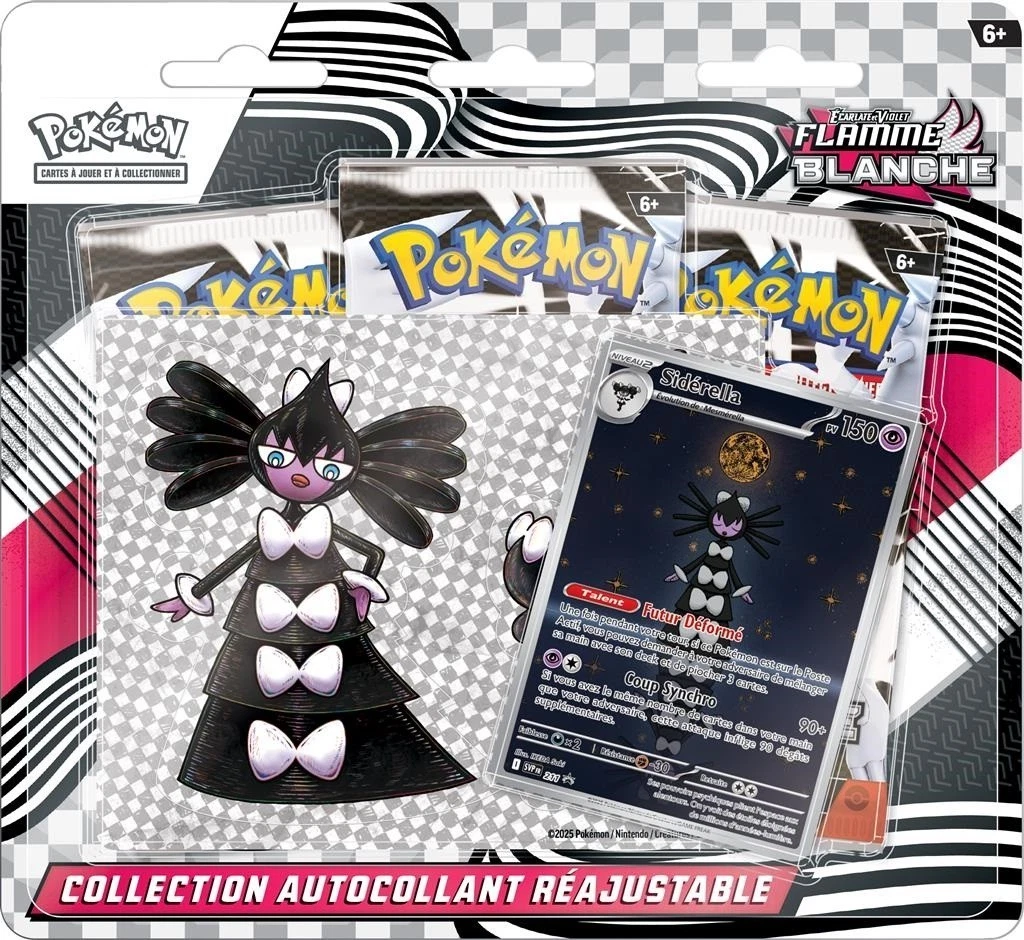 Pokémon – Tripack Sidérella – Écarlate et Violet – Flamme Blanche – EV 10.5 – en français