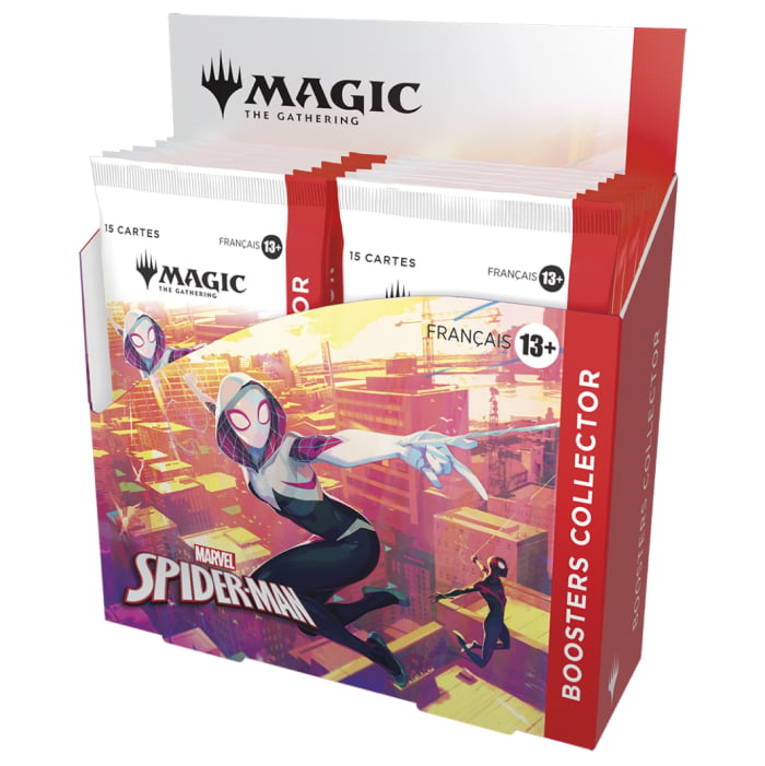 Magic The Gathering - Display Collector - Marvel’s Spiderman - Boite de 12 boosters en français