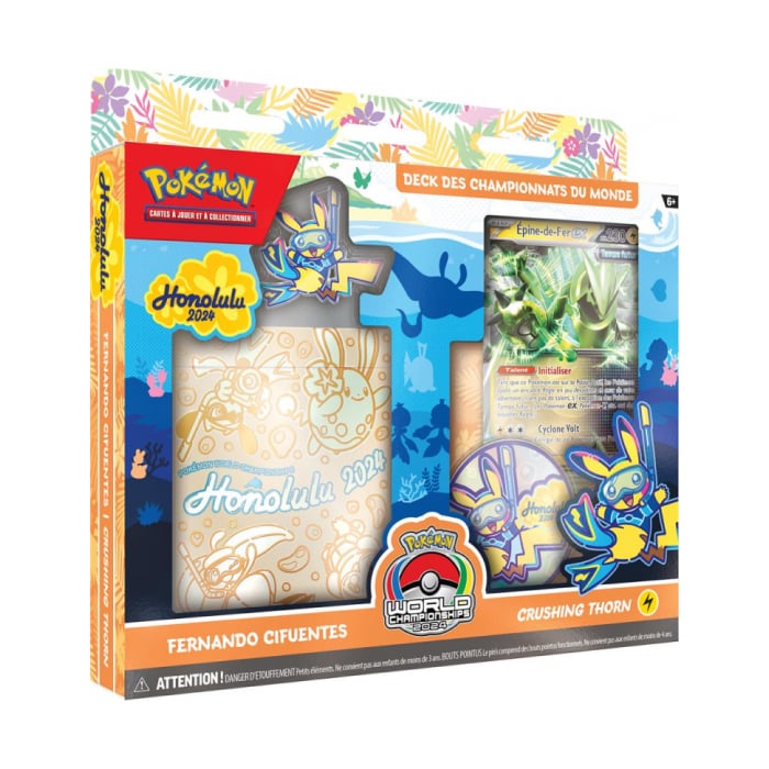 Pokémon - Deck des Championnats du Monde 2024 Honolulu - Crushing Thorn - Fernando Cifuentes - en Français