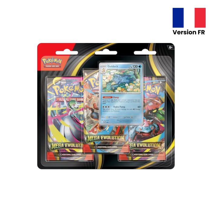 Pokémon - Tripack - Méga-Évolution - Akwakwak - ME01 - en français