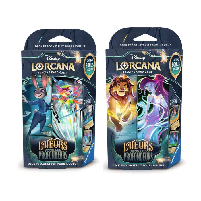 Lorcana - Pack - Duo de Decks de Démarrage - Lueurs dans les Profondeurs - Chapitre 10- en français