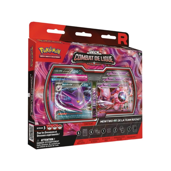 Pokémon - Deck Combat de Ligue Mewtwo ex de la Team Rocket - en français