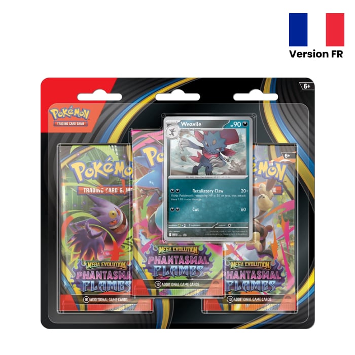 Pokémon - Tripack - Flammes Fantasmagoriques - Dimoret - ME02 - en français
