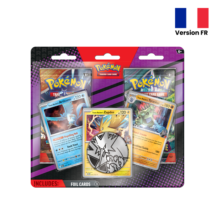 Pokémon - Duopack - Team Rocket - Artikodin/Electhor/Tyranocif - en français