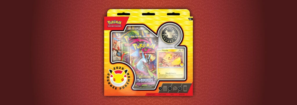 Pack Collection Journée Pokémon 2026
Sortie prévue le 30 Janvier 2026