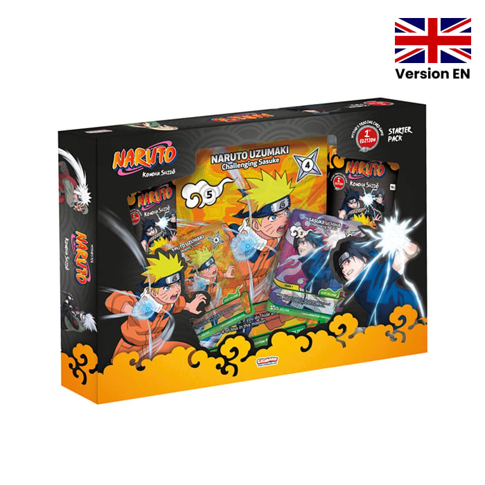 Naruto Mythos TCG - Coffret - Special Pack Naruto et Sasuke - Konoha Shidō - Coffret en anglais