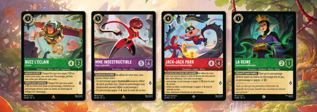 Les cartes et mécaniques innovantes du Chapitre 12 de Lorcana