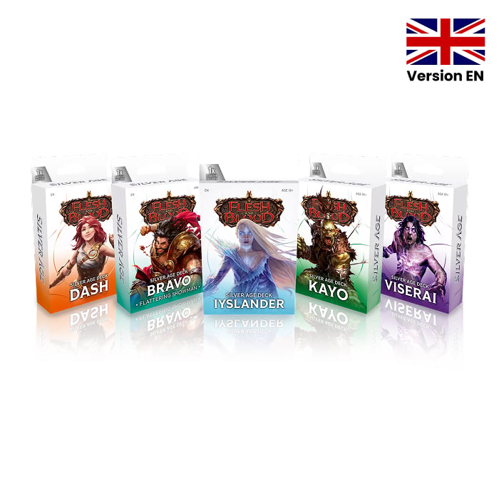 Flesh And Blood - Pack - 5 Decks Silver Age - Chapitre 1 - en anglais