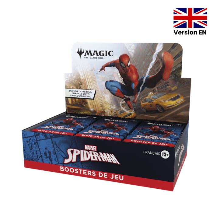Magic The Gathering - Display de Jeu - Marvel's Spiderman - Boite de 30 boosters en anglais