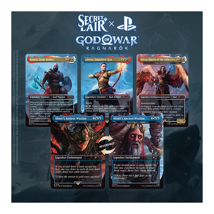 Magic The Gathering - Secret Lair - God of War : Norse (Non-Foil) - en anglais