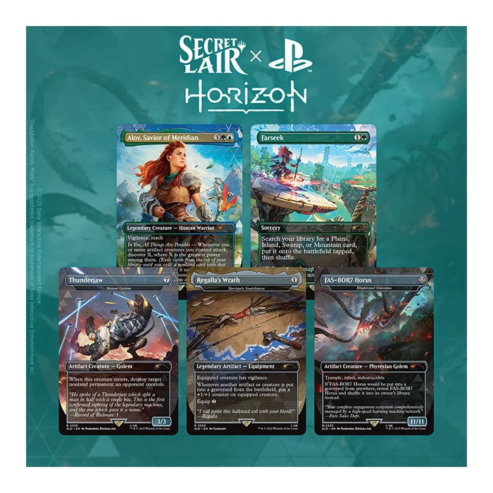 Magic The Gathering - Secret Lair - Horizon Zero Dawn - en anglais