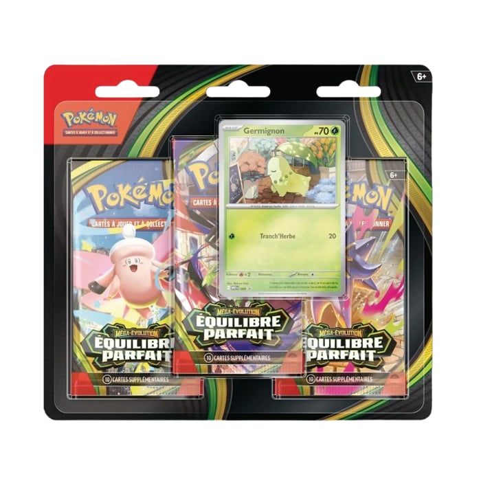 Pokémon - Tripack - Equilibre parfait - ME03 - Germignon - en français