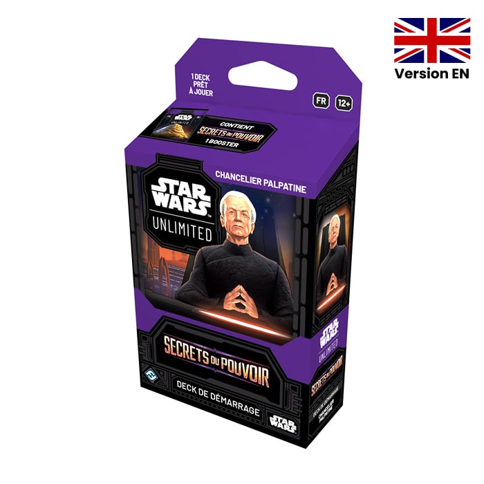 Star Wars Unlimited - Starter Deck - Chancellor Palpatine - Secrets Of Power - en anglais