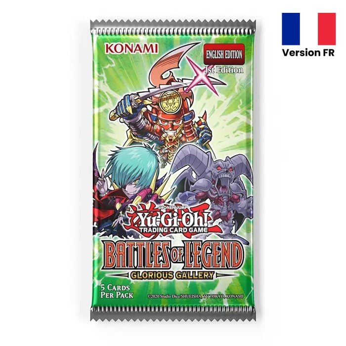 Yu-Gi-Oh - Display - Batailles de Légende : La Glorieuse Galerie + 1 Booster Intuition d'Alliance offert -Boîte de 24 Boosters en français