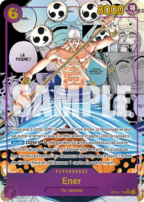 One Piece - Display - Aventure sur l'île de Dieu - OP15 - Boite de 24 Boosters en français