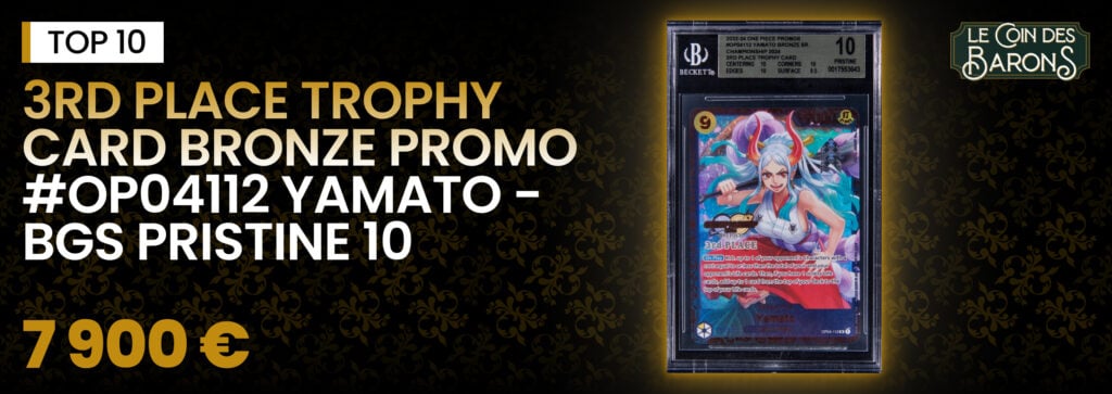 Championship 2024 3rd Place Trophy Card Bronze #OP04112 Yamato - BGS Pristine 10 - 7 900 €