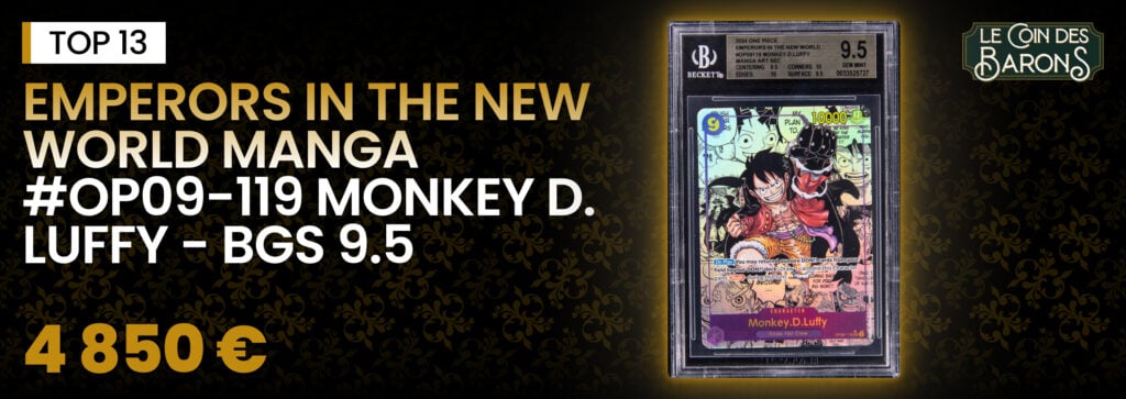 Emperors In The New World Manga #OP09-119 Monkey D. Luffy BGS 9.5 - 4 850 €