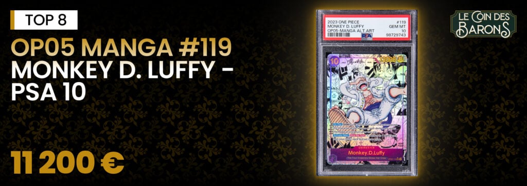 OP05 Manga #119 Monkey D. Luffy - PSA 10