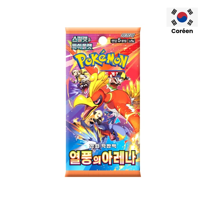 Pokémon - Display - Heat Wave Arena - SV9A - Boîte de 30 Boosters en coréen