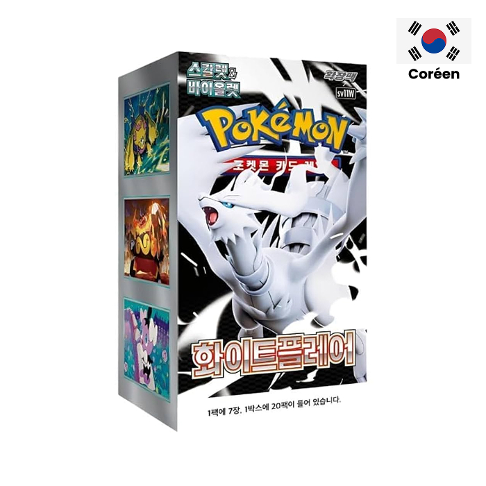 Pokémon - Display - White Flare - SV11W - Boîte de 20 Boosters en coréen