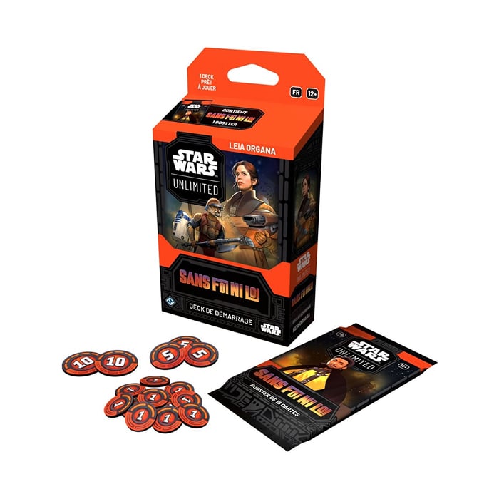 Star Wars Unlimited - Deck - Leia Organa - Sans Foi ni Loi - Set 7 - en français