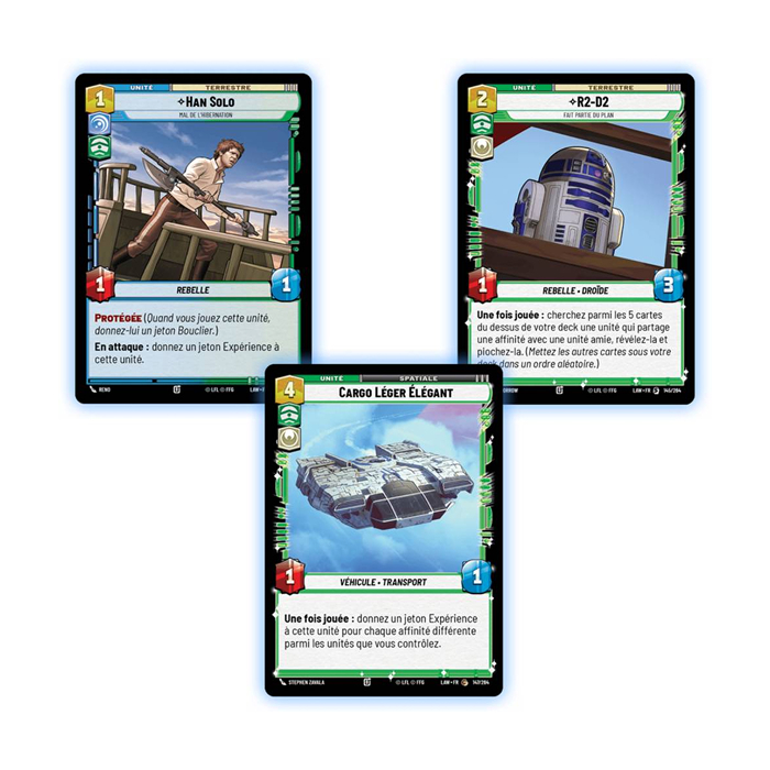 Star Wars Unlimited - Deck - Leia Organa - Sans Foi ni Loi - Set 7 - en français