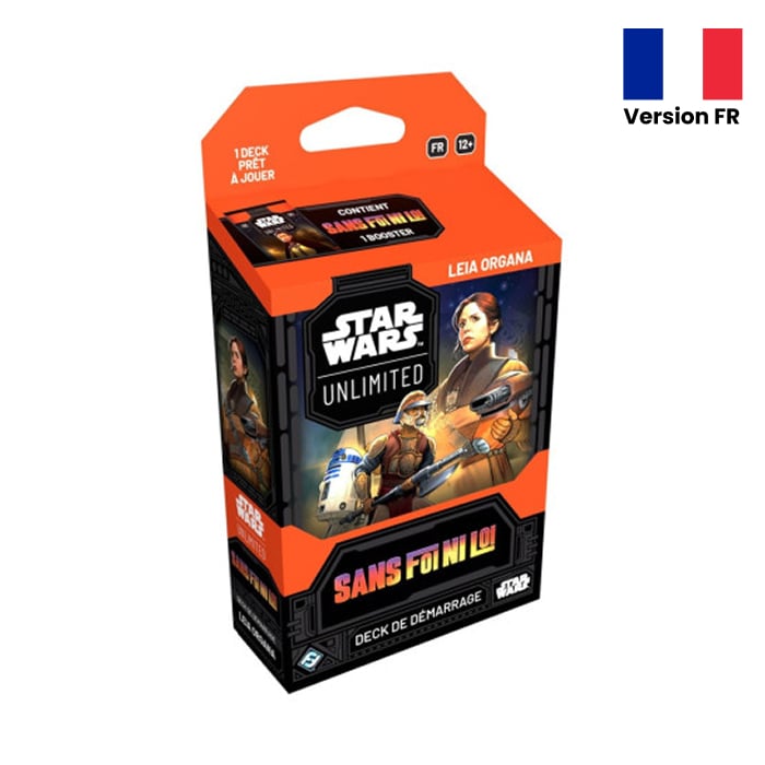 Star Wars Unlimited - Deck - Leia Organa - Sans Foi ni Loi - Set 7 - en français