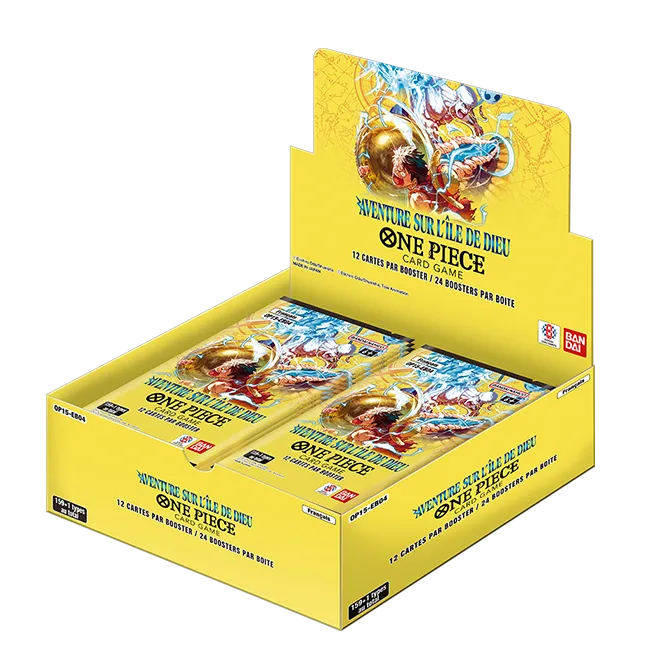 One Piece - Display - Aventure sur l'île de Dieu - OP15 - Boite de 24 Boosters en français
