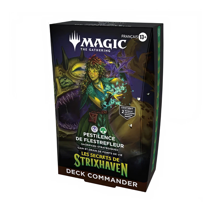 Magic The Gathering - Deck Commander - Pestilence de Flestrefleur - Les Secrets de Strixhaven - en français