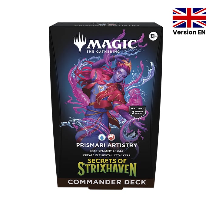 Magic The Gathering - Deck Commander - Prismari Artistry - Secrets of Strixhaven - en anglais