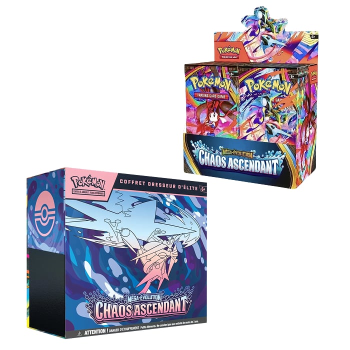 Pokémon - Bundle Display + ETB – Chaos Ascendant - ME04 – FR