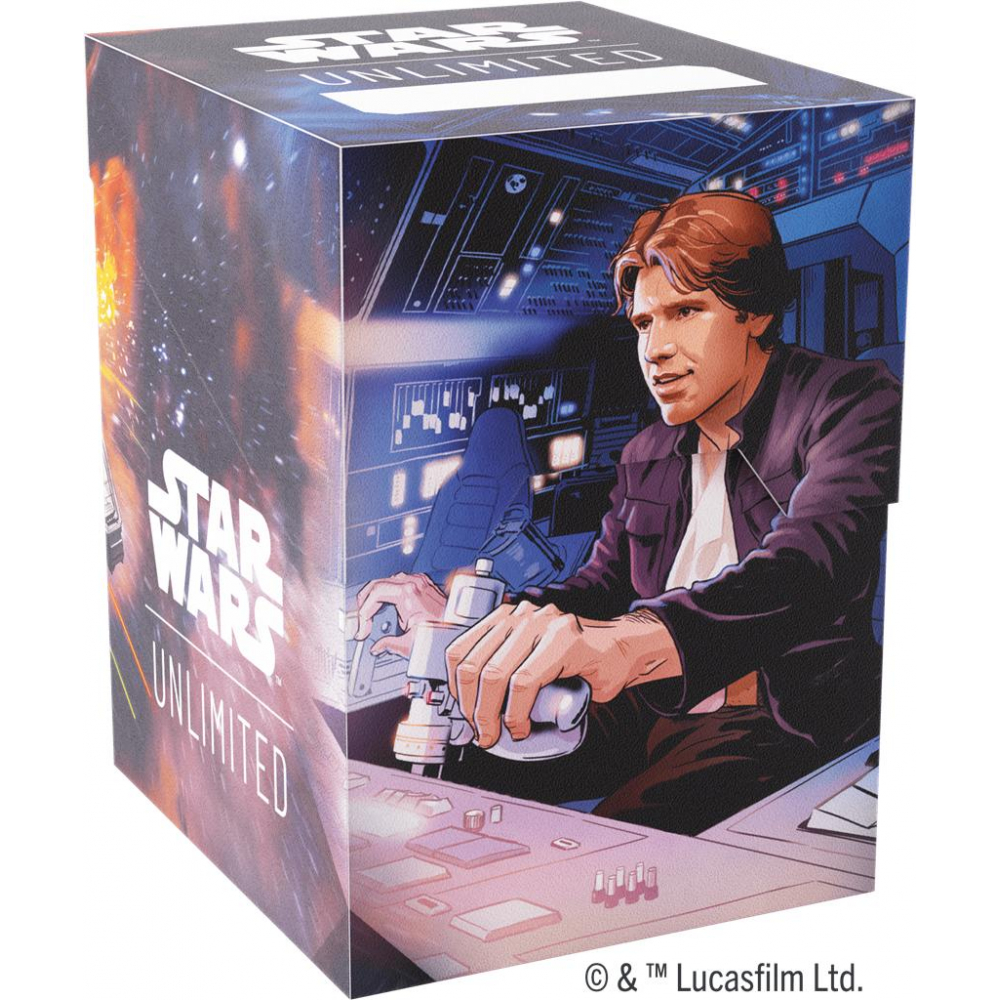 Star Wars Unlimited - Deck Box - Han Solo / Millenium Falcon- Gamegenic