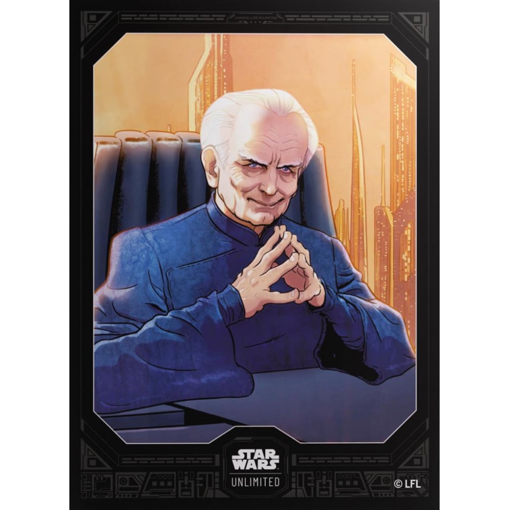 Star Wars Unlimited - Sleeves - Palpatine - Protège carte
